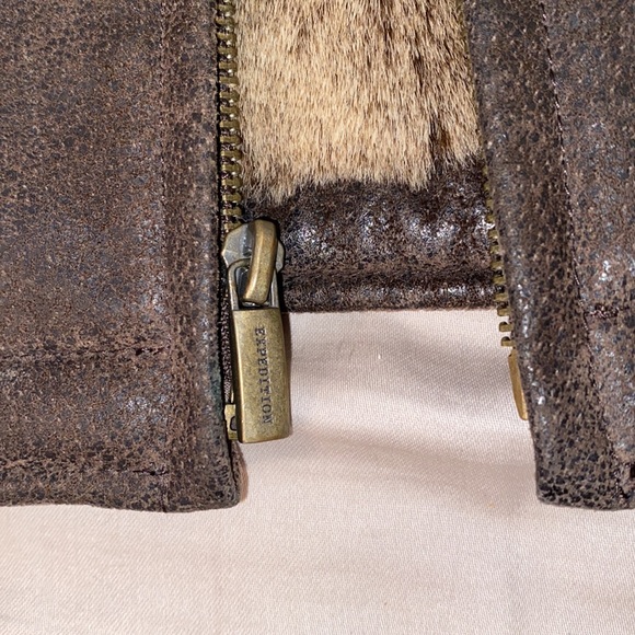 VINTAGE GENUINE LEATHER coat - Picture 7 of 9